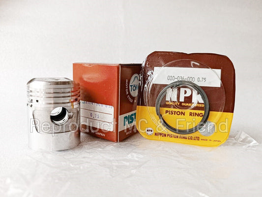 Piston Kit OS 0.75 Dia :39.75mm Japan For Honda C50 CD50 CF50 CT50 SS50 ST50 Z50