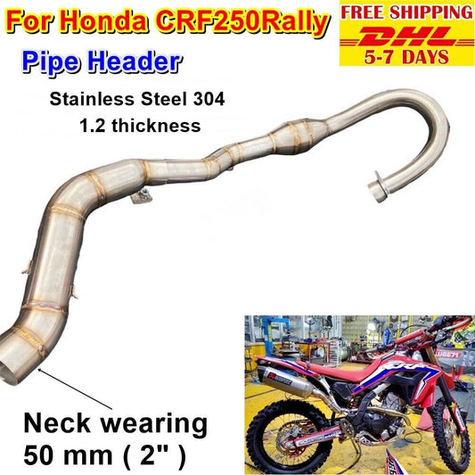 Pipe Header Exhaust Head For Honda CRF 250Rally Powerbomb Dominator Crf 250