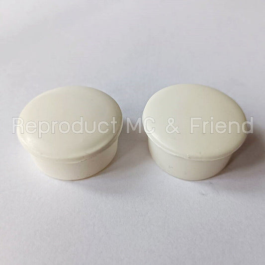 Set 2 pcs : Honda C92 C95 CA92 CA95 CB92 CA160 Rear Swingarm Side Cap - White