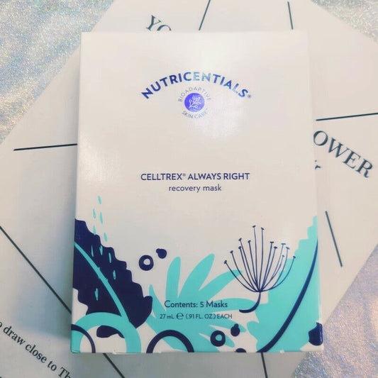 Nu Skin Nuskin Nutricentials Celltrex Always Right Recovery Mask 5 Masks #ibe