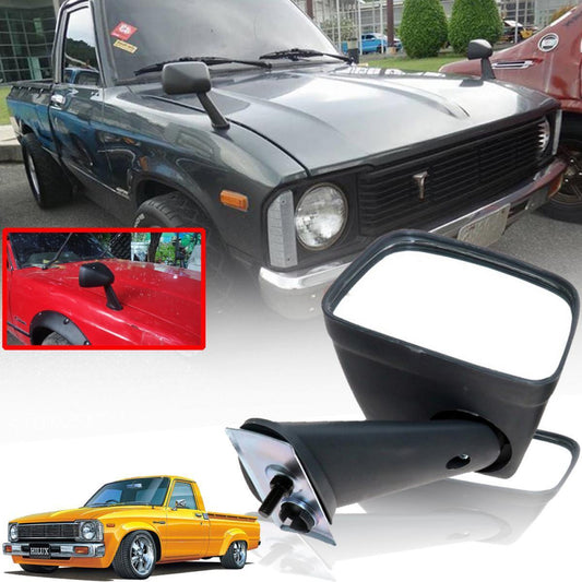 Side Fender Mirror Cube Grey Left LH For Toyota Hilux RN20 RN30 LN40 1972-1983