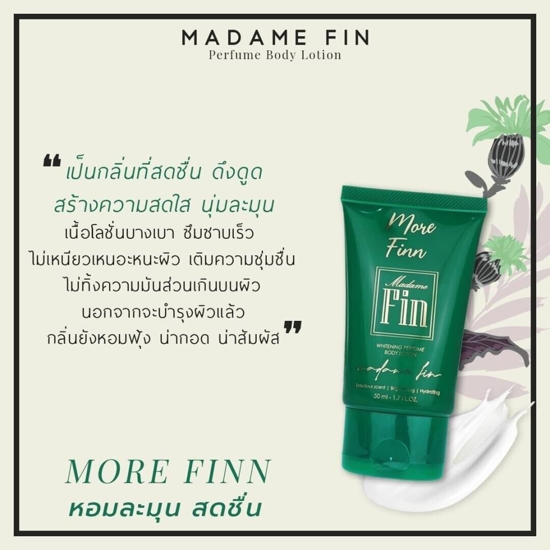 Madam Fin Body Lotion Perfume Whitening fragrant unique charming attractive