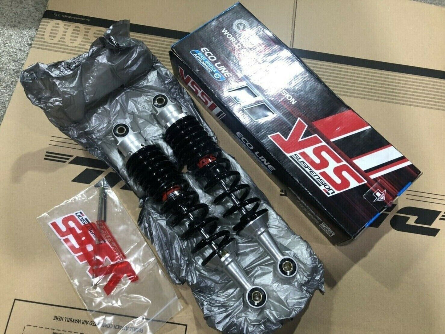 YSS Rear Shock Absorber Suspension Black Edition Adjustable for Honda Monkey125