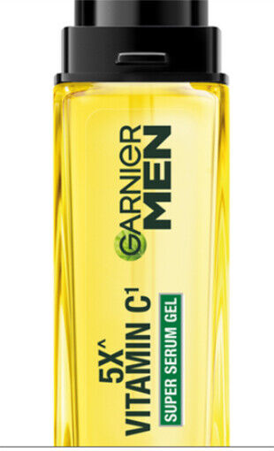 2 x GARNIER Men Turbo Bright Spotless Serum Shine Control Whitening Face 40 ml.