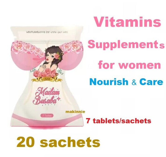 20X Madam Busaba+ Lady Supplement Herb repair skin care breast firm healthy