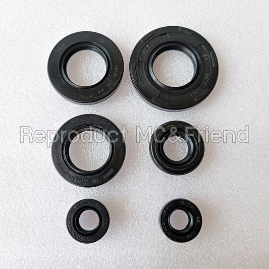 Set 6 pcs Oil Seal Kit : Fits Suzuki 1978-1981 TS100 TS100C TS100N TS100T TS100X