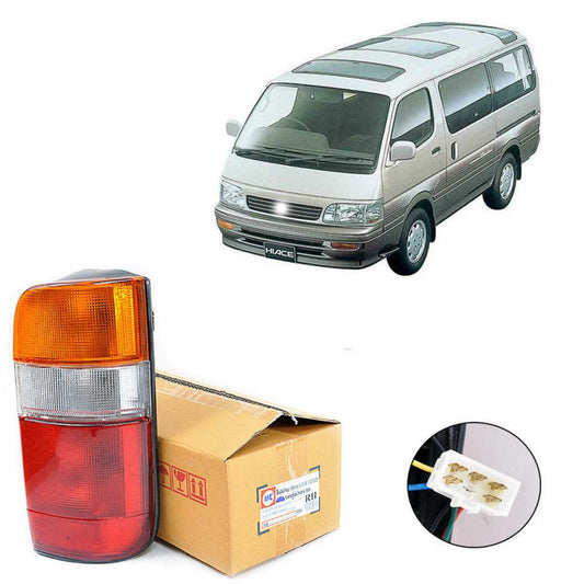 Tail Light Lamp For1989 - 04 Toyota HIACE LH 112-125 RZH 101-104 + Socket - RH