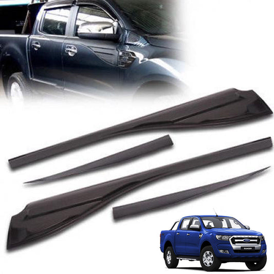 2015-18 Ford Ranger T6 Mk2 Side Door Window Cladding Trim vent Protection