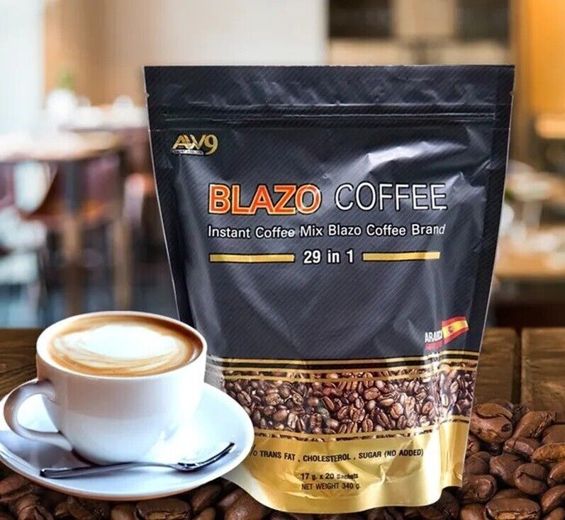 6x BLAZO THAI INSTANT COFFEE MIX 29-IN-1 SLIMMING DIET HERBALS HEALTHY