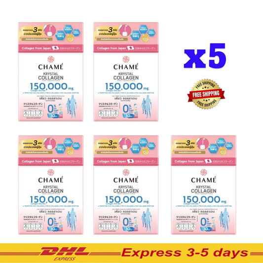 5x Chame Krystal Collagen Nourishes Anti Aging Skin Bones Joints Hair Nails