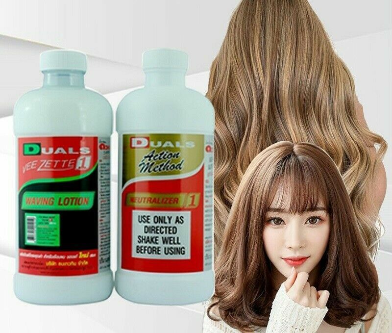 Duals Vee Zette Waving Perming Kit 1 400 ml x 2 Suitable for strong hair
