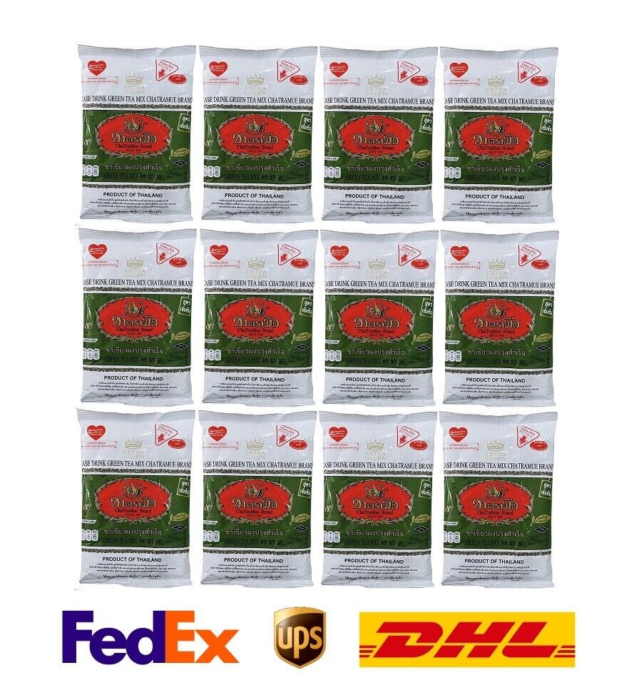 12x 180g. Chatramue Extra Green Green Tea Concentrate Beverage Thai Restaurant