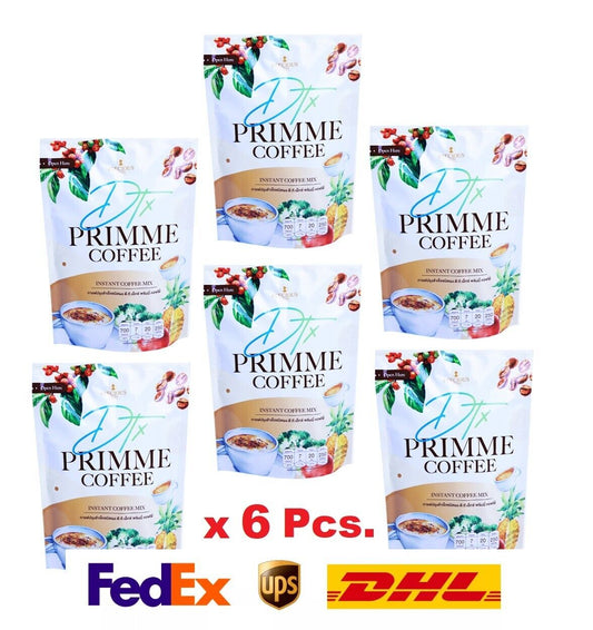 6x DTX Primme Instant Coffee Mix Meal Replacement slim nourish skin smooth soft