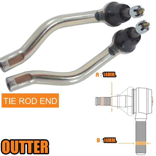 2 PCs Tie Rod End Outer For Nissan Teana J32 2008 2009 2010 Sedan