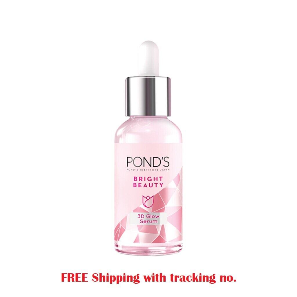 Pond's Bright Beauty 3D Glow Power Serum +Gluta & Hya Whitening for Face 30g