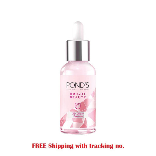 Pond's Bright Beauty 3D Glow Power Serum +Gluta & Hya Whitening for Face 30g