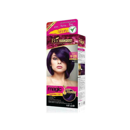 Biowoman Magic Color Professional Hair Color G-29 0 66 Purple 100 ml