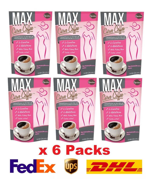 6xMax Coffee Fragrant, delicious good shape help burn Contains Vitamins For Skin