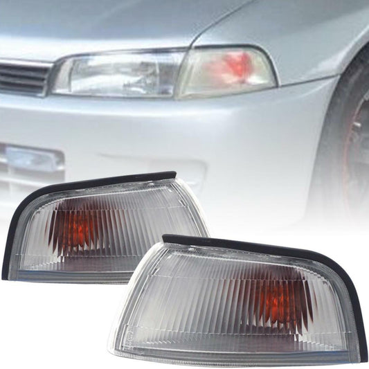 Corner Lamp Light Clear Lens Pair For Mitsubishi Lancer Mirage Sedan 1997-2001