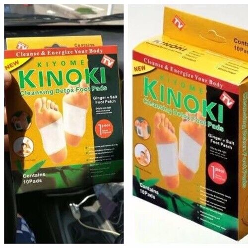 100Pcs 100% Authentic Kinoki Gold Premium Detox Foot Pads Health Organic Herbal
