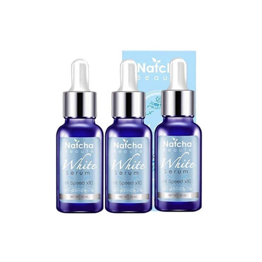 3x Natcha Beaute White Serum Hi Speed x10 Reduce Dark Spot Brighten Skin 30 ml