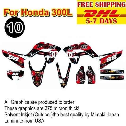 P3 Motocross Graphics Stickers Kit For Honda CRF300L Whole Bike Decals kits New