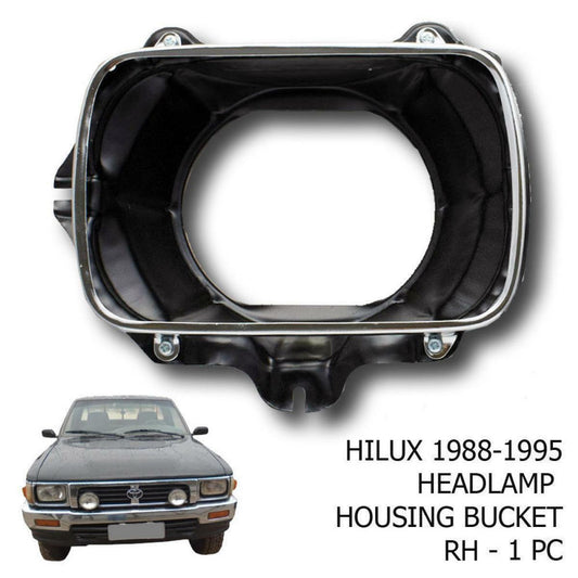 Toyota Pickup 1988 - 92 95 Headlight Housing Lamp Backing Plate Trim Mk3 Right