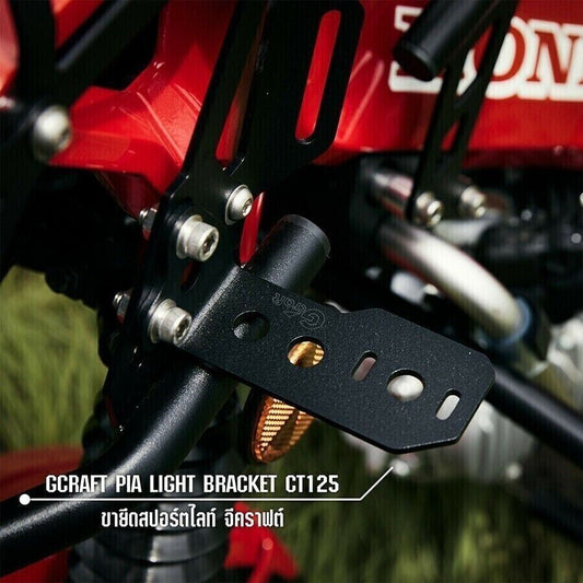 PIA SPOT FOG LIGHT BRACKET PLATE SUPPORT FIT FOR HONDA CT125 TRAIL HUNTER 21-23