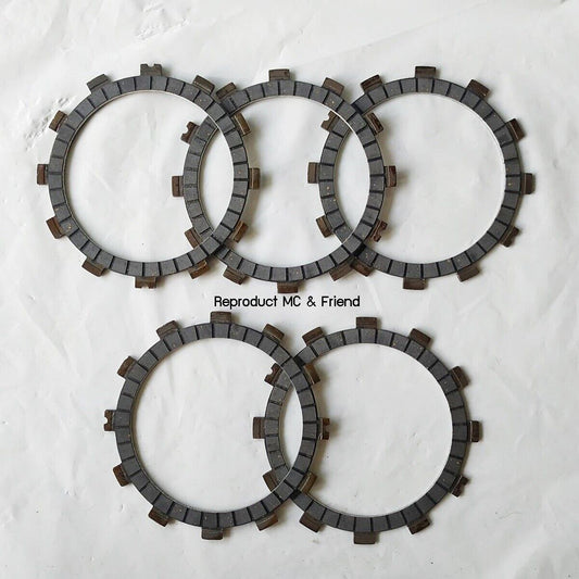 Suzuki TM125 ('73-'75) SP100 ('83) SP125 ('82-'83) Clutch Drive Plate Set 5 pcs.