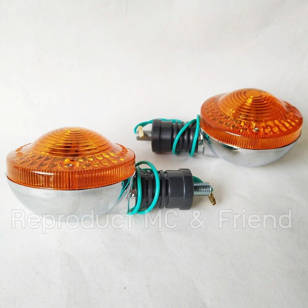 2x Rear Signal Winker Flasher Lamp 6V. : Fits Yamaha YB100 YB125 DT100 MX100
