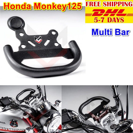 Multi Bar For Honda Monkey 125 2018 - 2022 Steel Pipe Powder Coating Front New