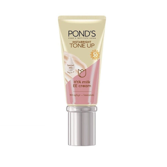 Pond's EE Cream Instabright Tone Up HYA Milk SPF30 PA++ Bright Glow Skin 45g