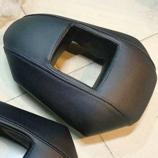 Rear Seat Step Yamaha MT07 / FZ07 Back Stunt Leather Black Passenger For Stand