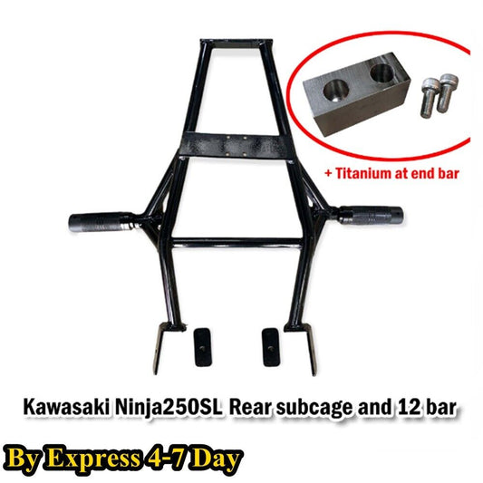 Kawasaki NINJA250SL Subcage with 12 bar and add Titanium end bar For Stunt Part