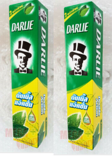 2 x 85g. Darlie Double Action Fluoride Toothpaste Natural Spearmint Fresh Breath
