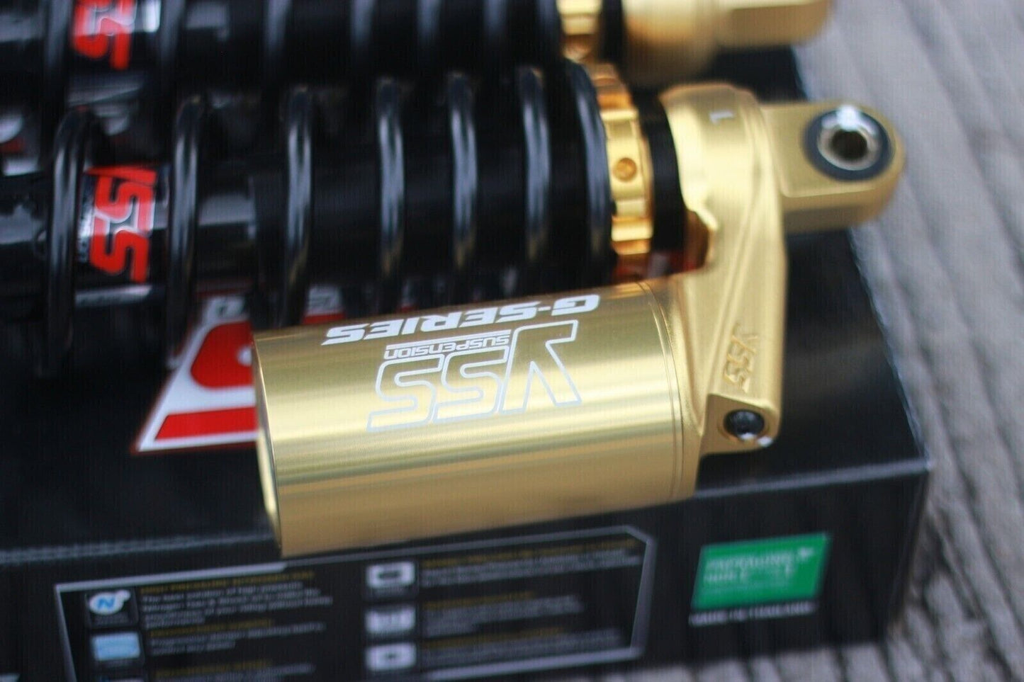 YSS Shock Absorber Adjustable G-Series Gold Edition Black YAMAHA X-MAX 300