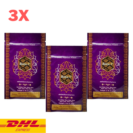 3x Bota P Protein from Beans Diet Supplement Extract Burn Slimming Fit Weight