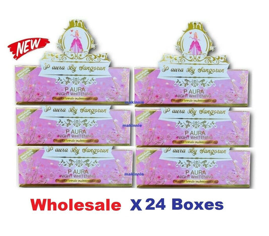 24x P Aura Cucumber Turmeric Cream Nourish Night Skin Care Wholesale