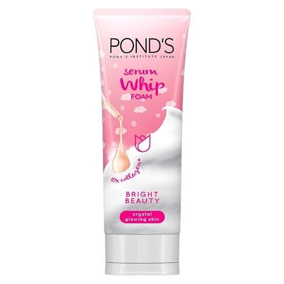 100g POND'S Serum Whip Foam Bright Beauty 10x Glow Skin Collagen Institute Japan