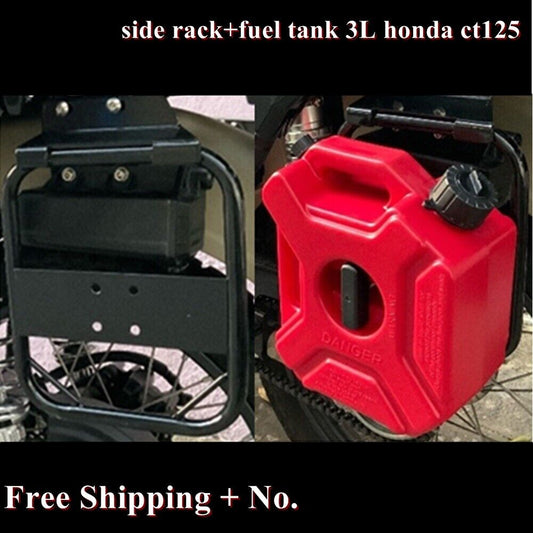 Side Rack + Fuel Tank 3L Honda CT125 Trail Hunter Cub Accessories Motorcycle