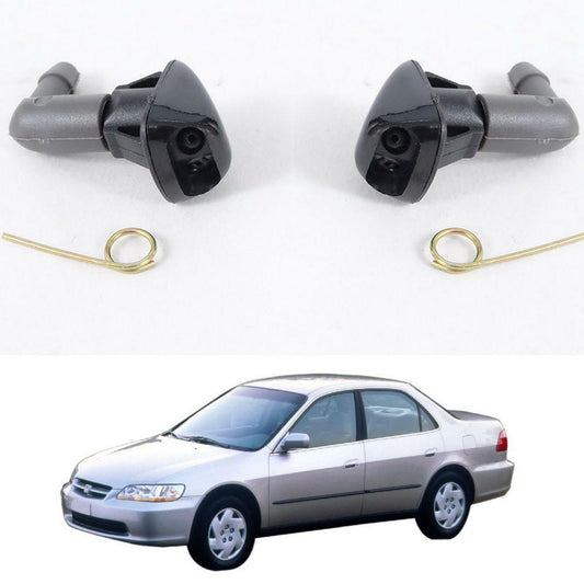 Windshield Water Washer Nozzle Jet Stream For Honda Accord 97+ Pair