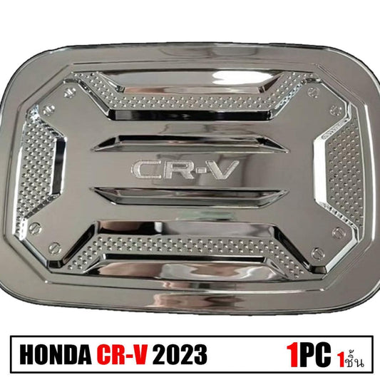 Cover Fuel Oil Cap Gas Tank Chrome Trim Fit Honda CR-V CRV 2023 SUV LX