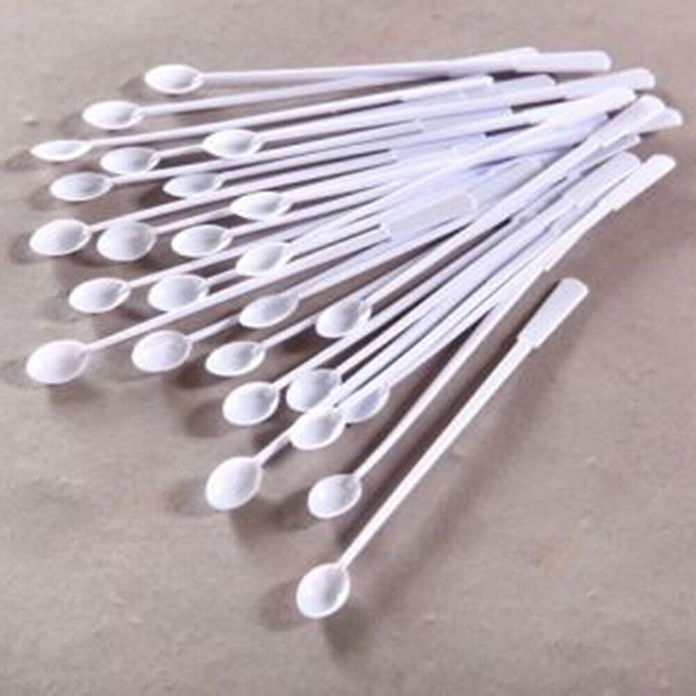 1,000 Pcs Stirrer Coffee Tea Cocktail Spoons Plastic Disposable Utensil Mini 5"