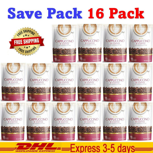 16x Be Easy B Coffee Cappuccino Instant Detox Diet Weight Loss Slim Shape