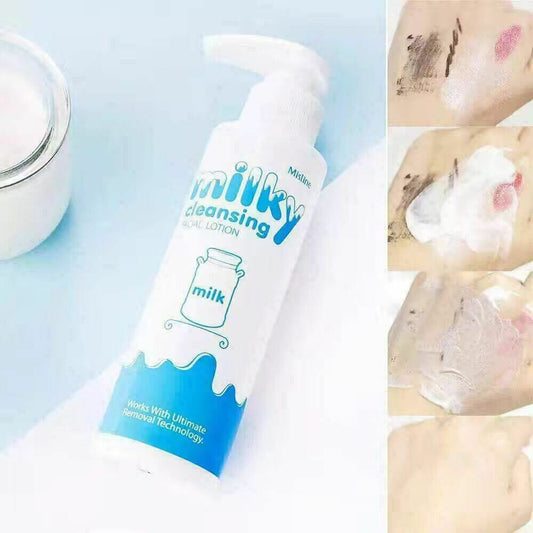 Mistine Milky Cleansing Facial Lotion Make Up Removal For Sensitive Skin 100ml.