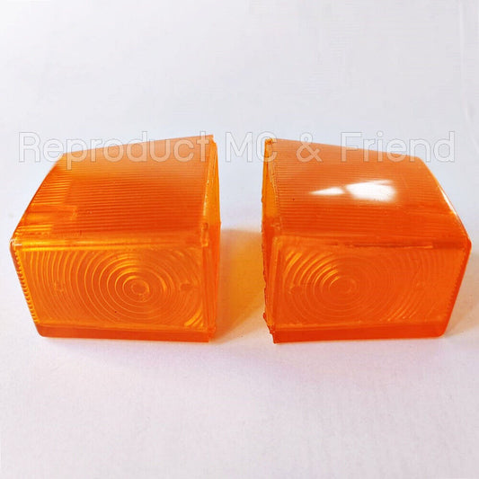 2x Rear Winker Signal Lens L/R : Fits Honda C72 C77 C78 C92 C95 CA92 CA95