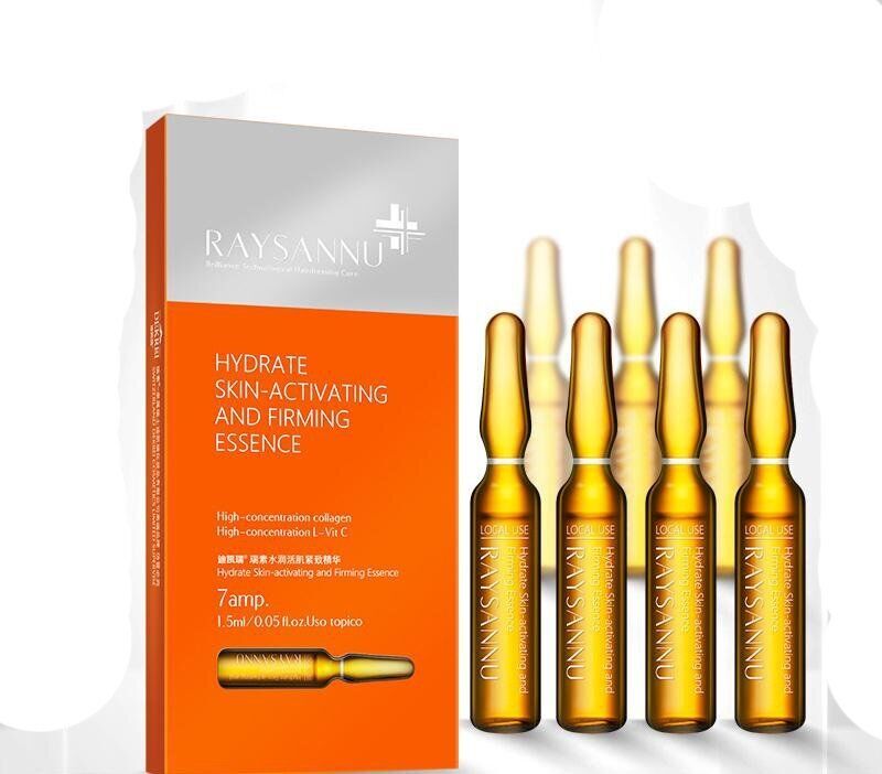 (4 Box) Dekrei Raysanu Hydrate Skin-Activating & Firming Essence 1.5ml x 7 #ibea