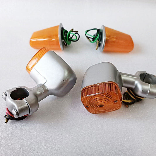 4pcs. Front & Rear Turn Signal Winker 6V. Fits Honda C200 CA200 C201 CD90