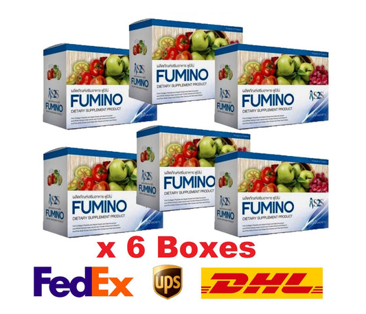 6x Fumino Detox Natural High Fiber Reduce Belly Fat Weight Control Slim Shape