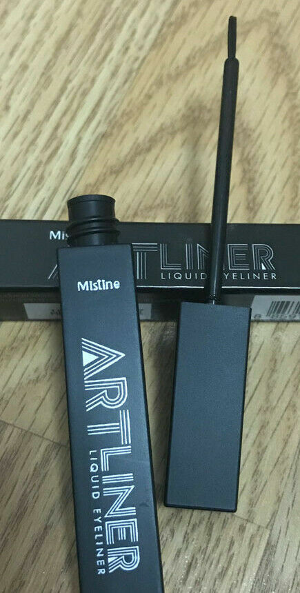 MISTINE ARTLINER LIQUID EYELINER BRUSH BLACK COLOR WATERPROOF 4G.